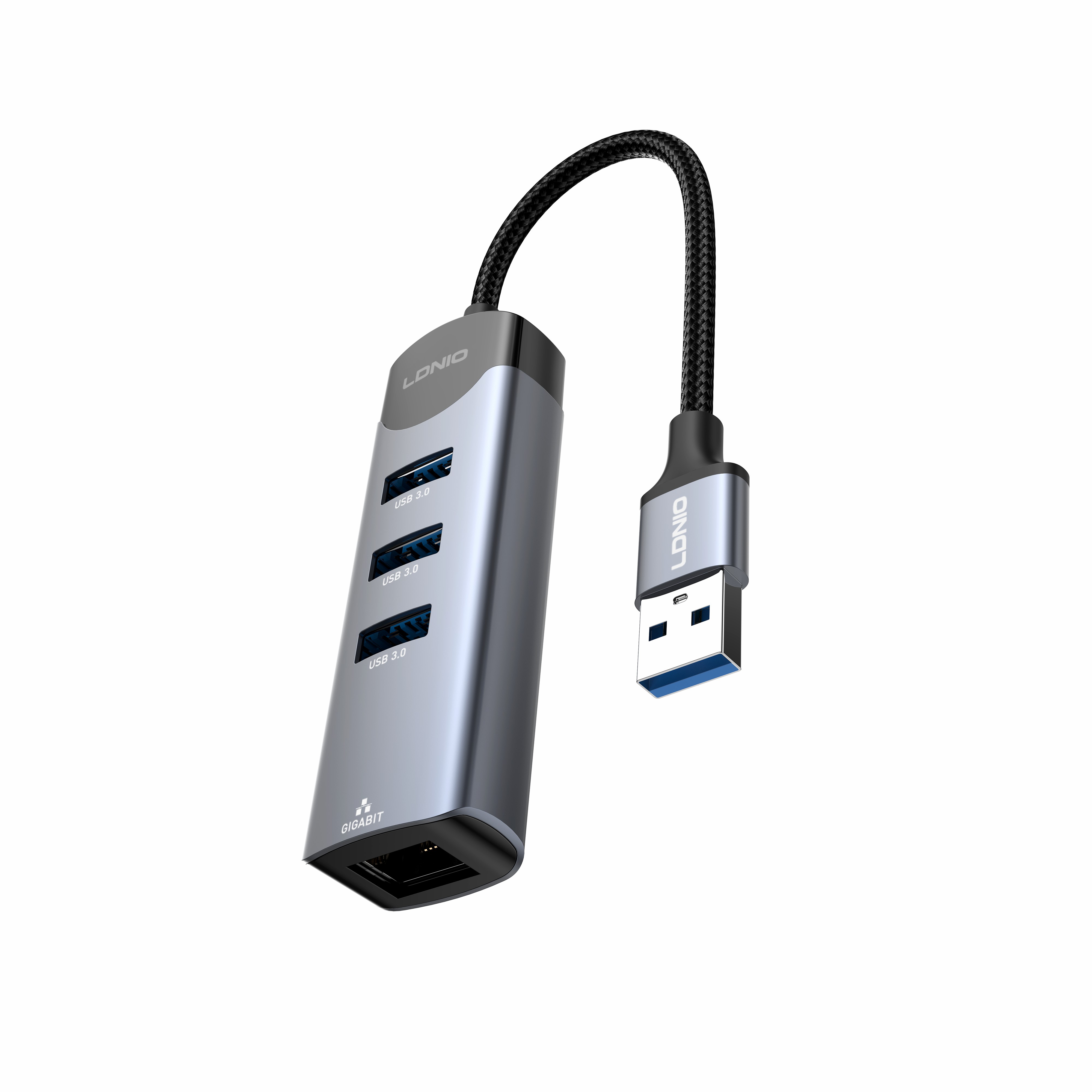 DS-144U	"USB-A To  USB3.0*3+RJ45*1"