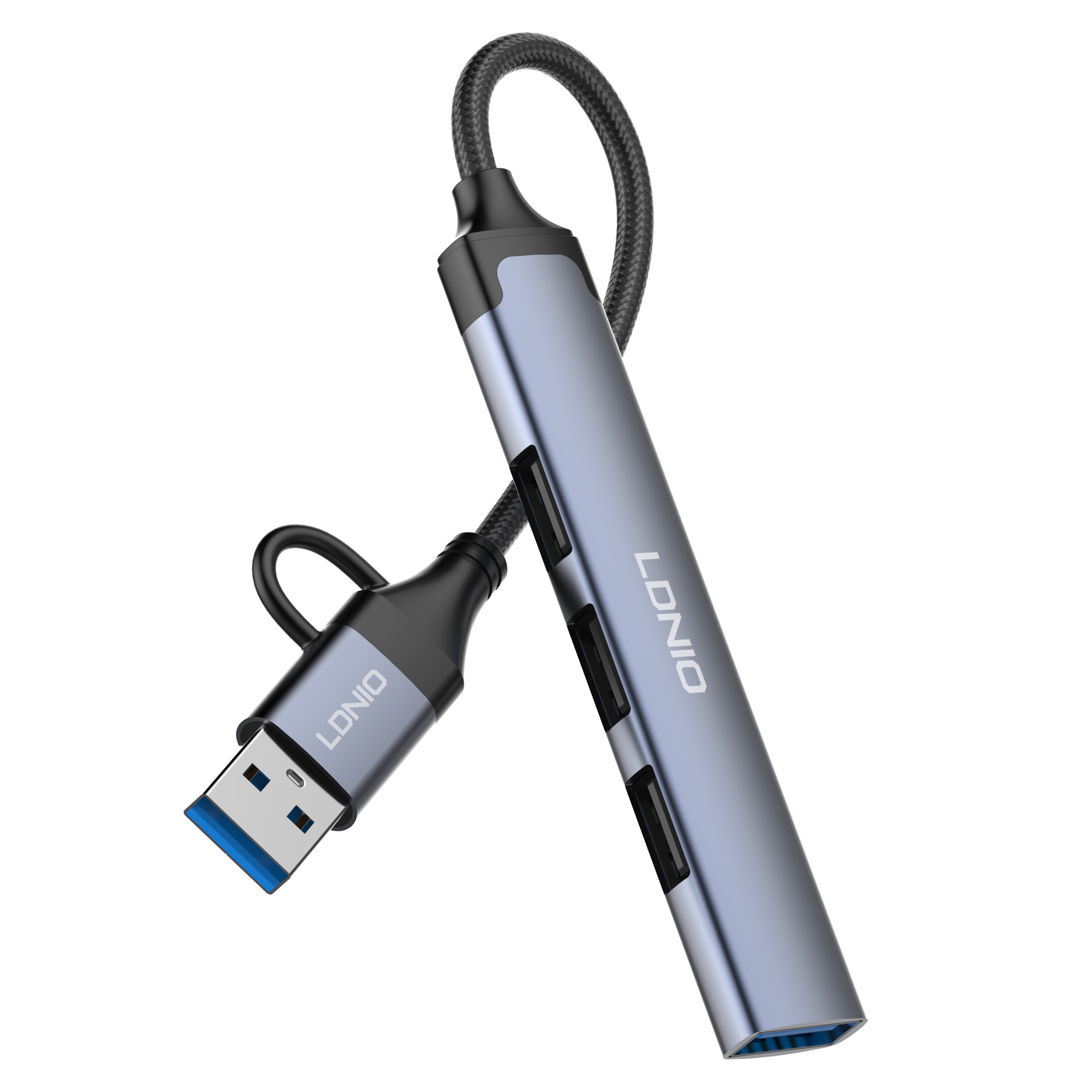 DS-64U	" USB-A+Type-C To USB3.0*1+USB2.0*3"