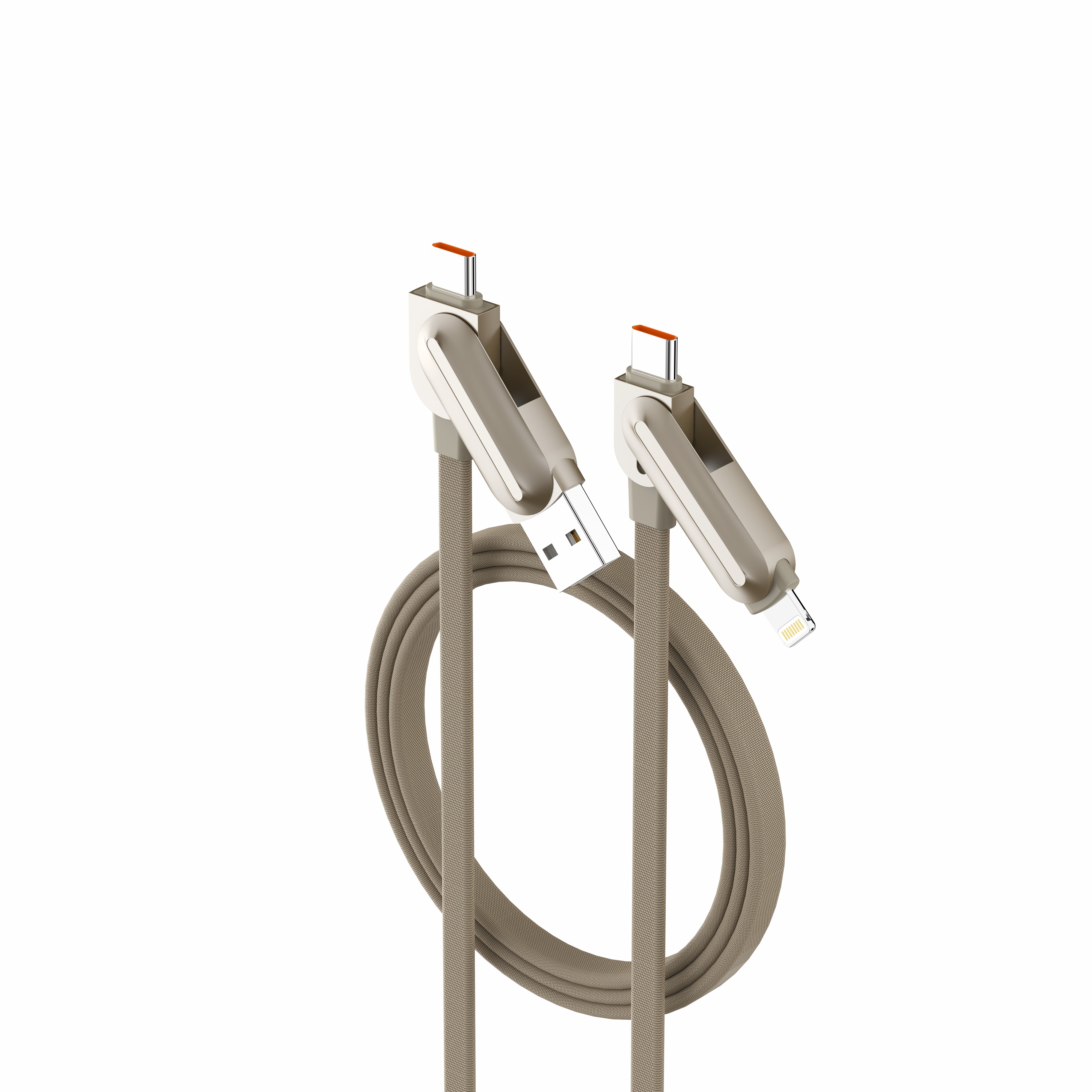 LC25	"4 IN 1 Multiple data CableUSB-C+ USB-A to USB-C+Lightning"