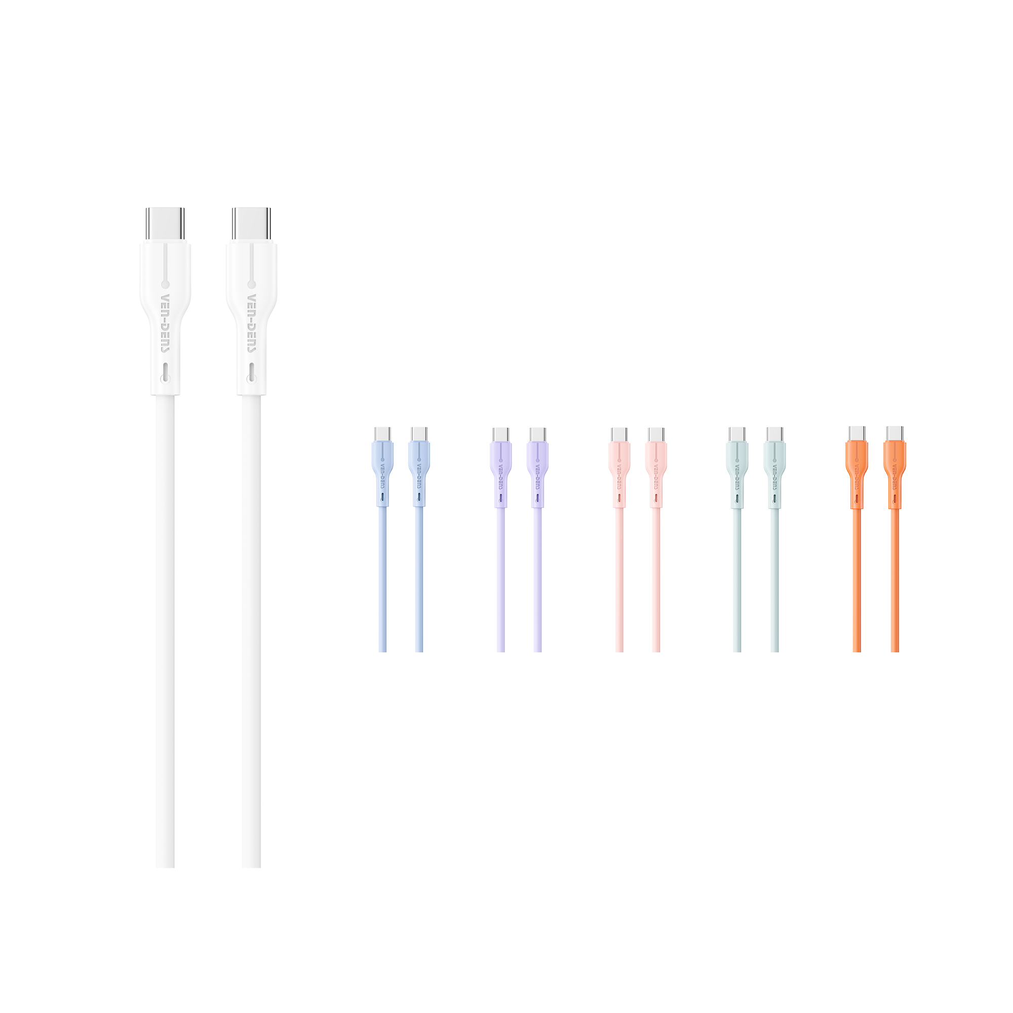 VEN-DENS 60W Type-C to Type-C Cable Fast Charging Cable----Model:VD-DC23CC