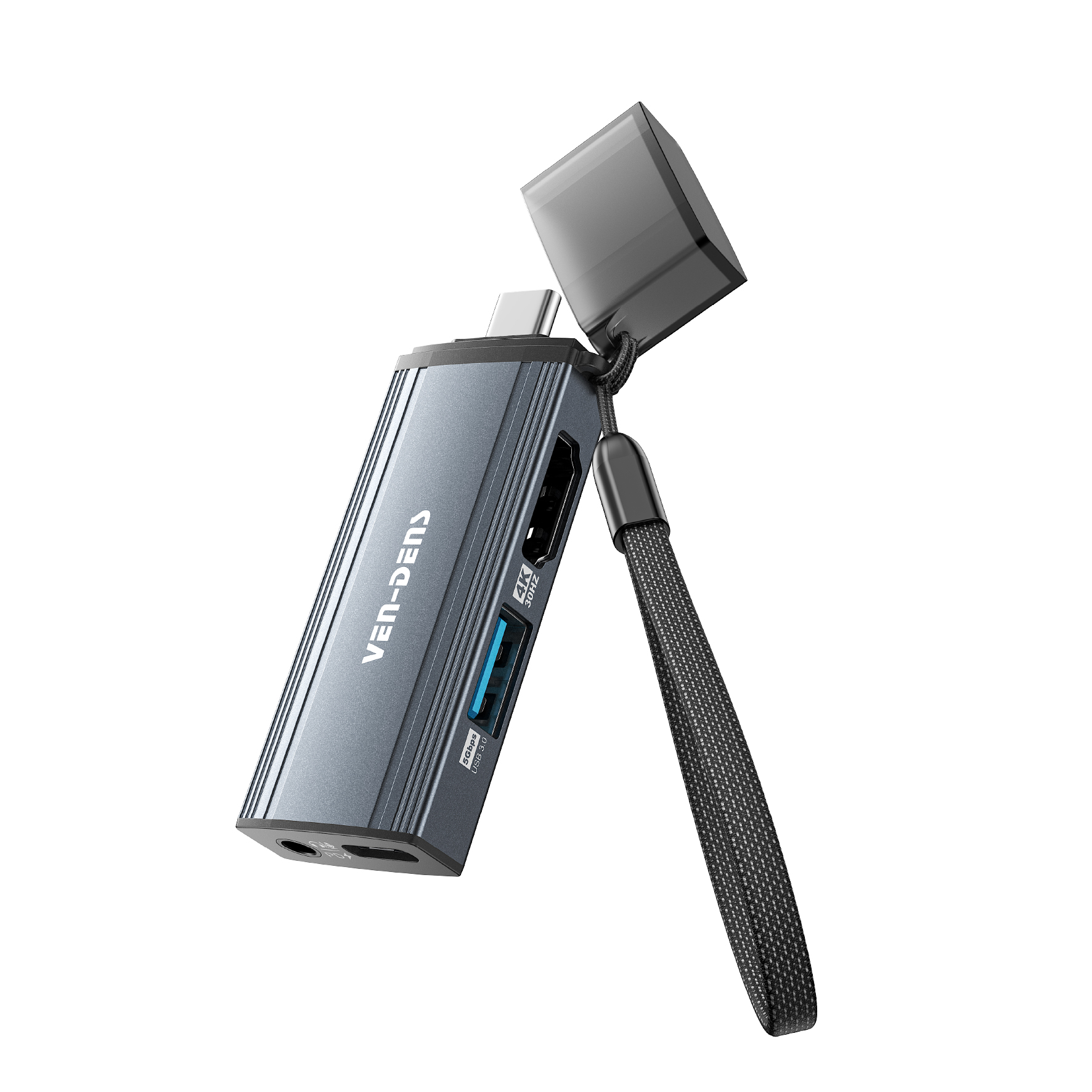 VEN-DENS 5-in-1 USB C Hub--Model: VD-ADP053