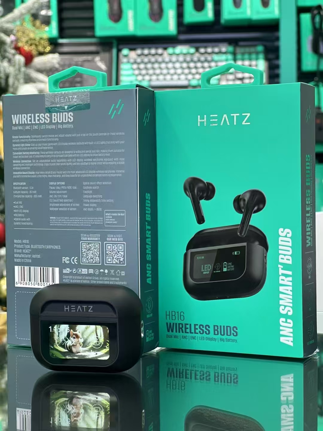 HEATZ HB16 noise cancelling sports headphones