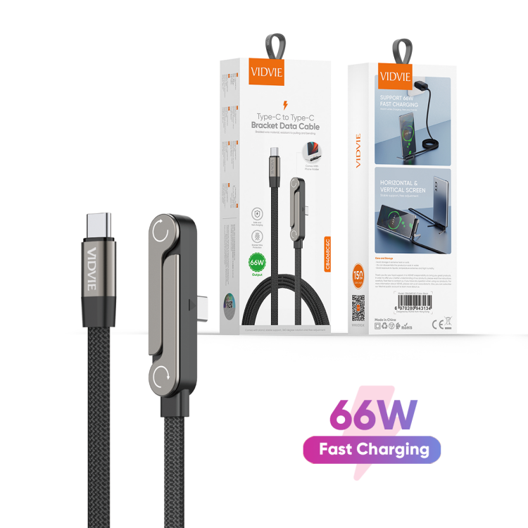 VIDVIE CB4068C&C Type-C to Type-C Bracket Data Cable