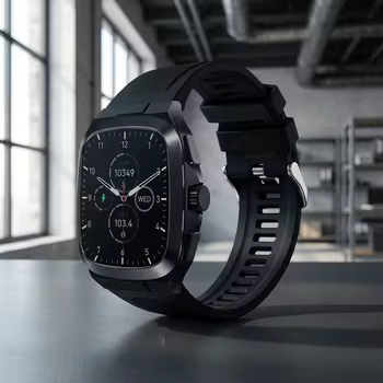 HW16 Inches AMO LED  Color Full Touch Screen IP68 Waterproof Smartwatch BT Calling Calendar Activity Tracker