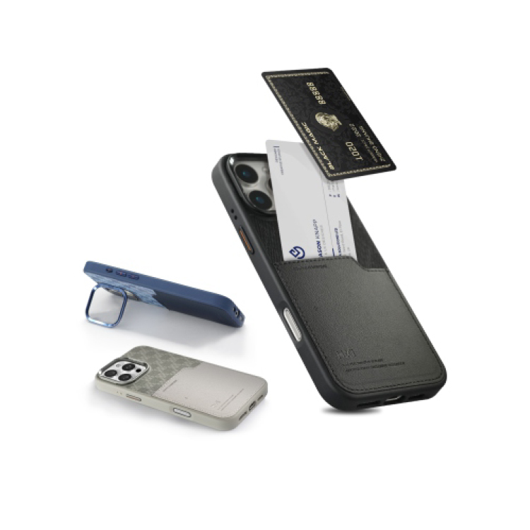 HDD--Phone Case--HBC-361iPhone 16 Pro Max Holds 2 Cards