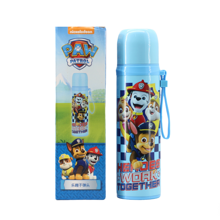 Children's cartoon mug (Wang Wang Team IP joint name) Material: food-grade 304 stainless steel liner+food-grade PP shell capacit