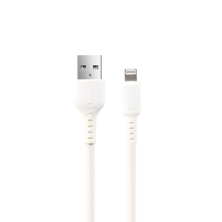 2-meter extended USB-A to Lightning data cable specification: 4-core cable (2-core charging +2-core data), supporting basic data