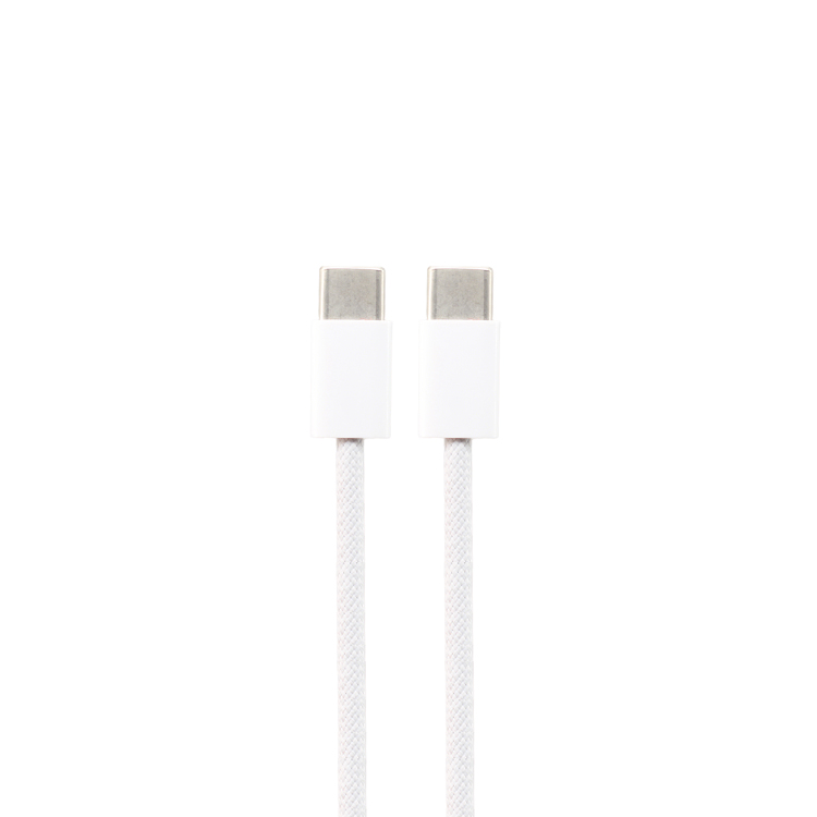 Type: 1m braided USB-C to USB-C data cable (4 cores) Specification: 4-core wire core (2-core charging +2-core data), supporting