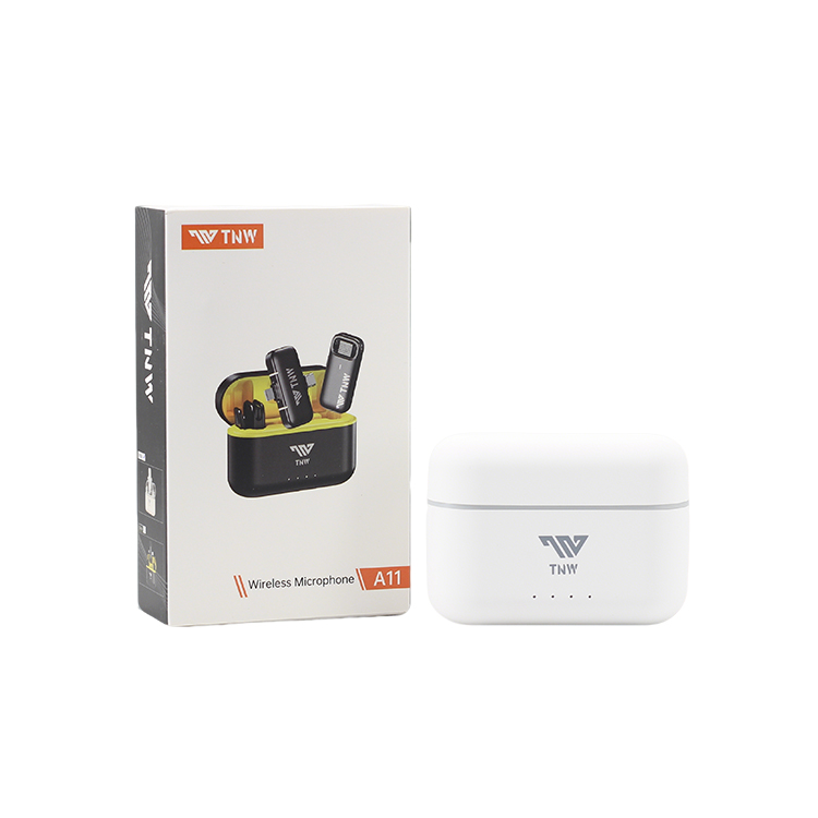 One-for-one wireless collar microphone (with charging bin) interface: Lightning interface (suitable for Apple, ANC noise reducti