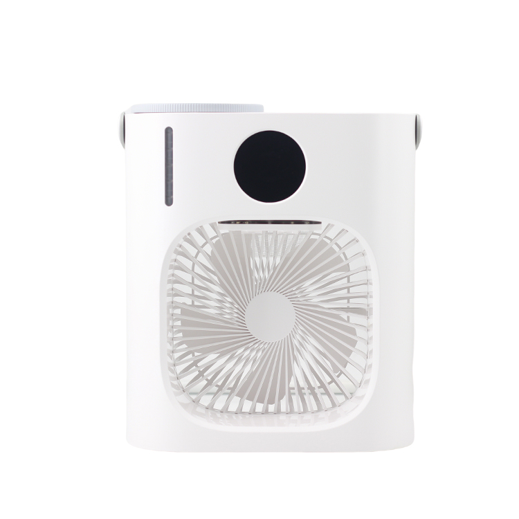 Intelligent desktop cooling fan (with humidification/water cooling function) power supply: 5V/2A USB power supply, power 9W.