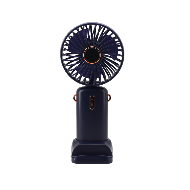 Handheld folding USB fan (with charging treasure function) Motor: DC brushless motor, multi-speed wind speed regulating battery:
