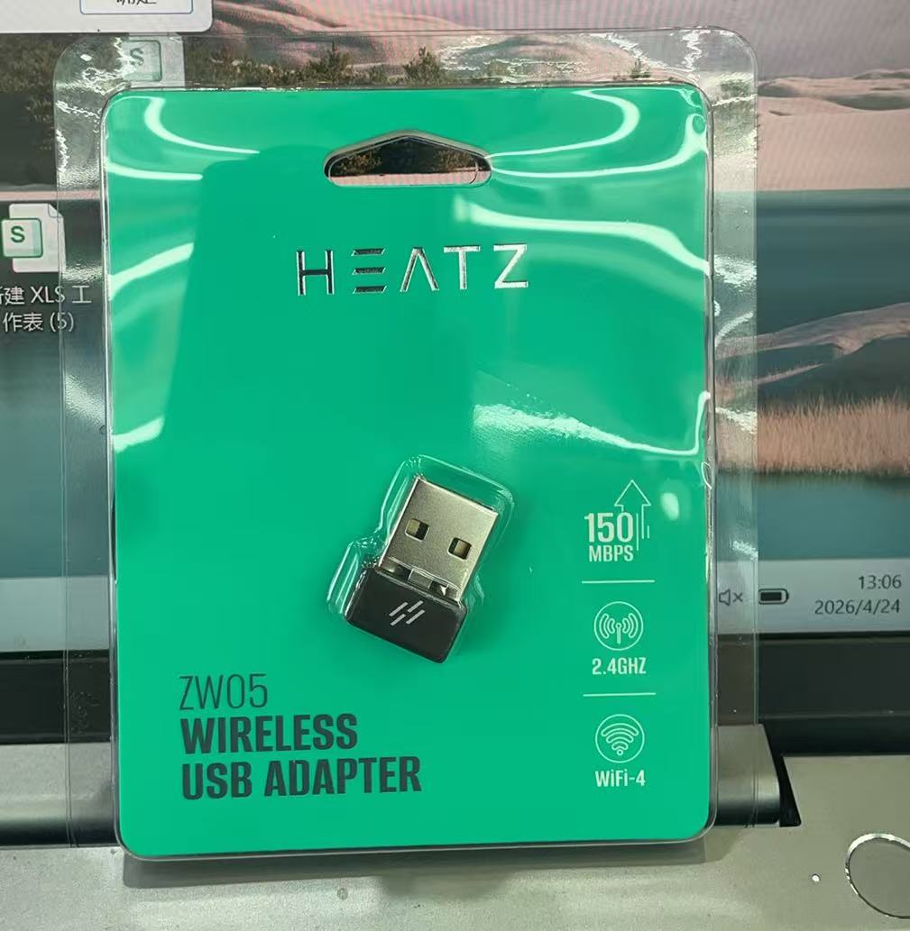 HEATZ ZW05 USB V5.0 Dual-Mode Wireless Adapter Dongle Stick Brand New Condition for Windows XP Vista 7 8 10 for Use with Laptop