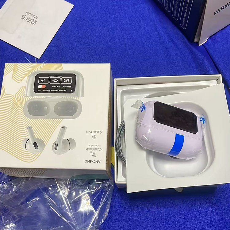 TWS Bluetooth Headset with Screen ANC Active Noise Reduction