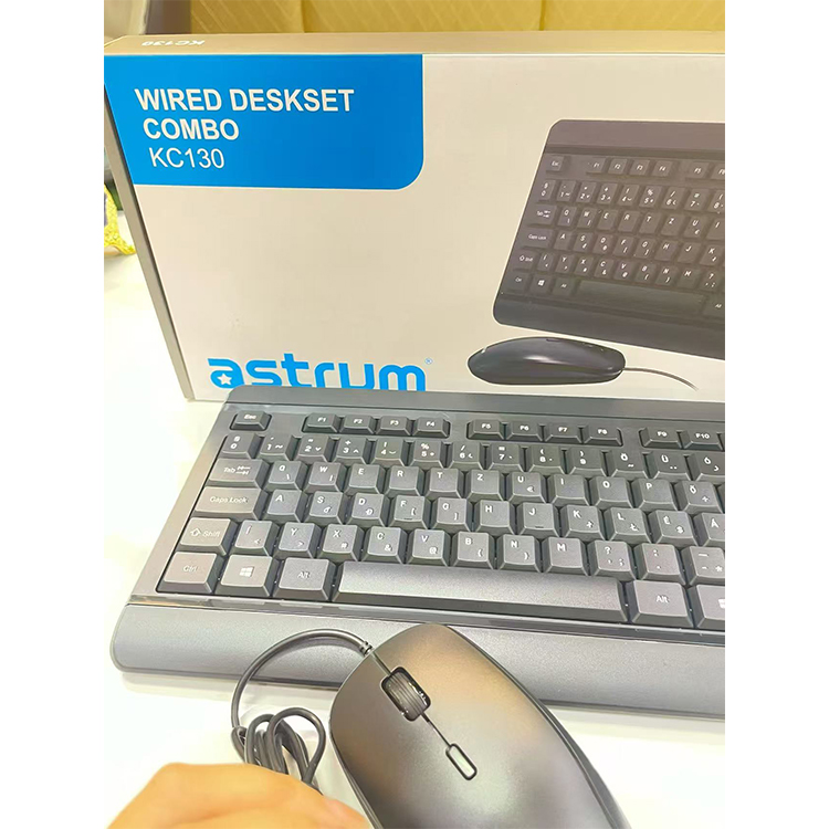 Astrum KC130 wired mouse and keyboard set