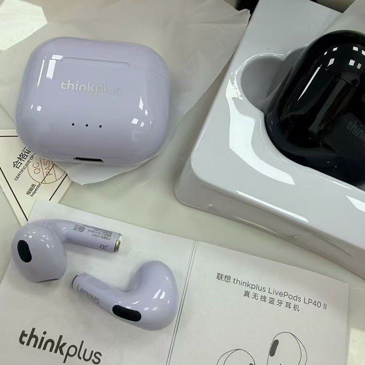 Lenovo thinkplus semi-in-ear true wireless Bluetooth headset, which belongs to the brand inventory, supports Bluetooth connectio