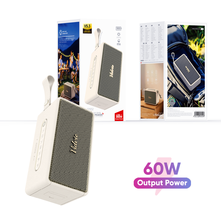 VIDVIE XL-SP932 Retro 60W TWS Wireless Speaker