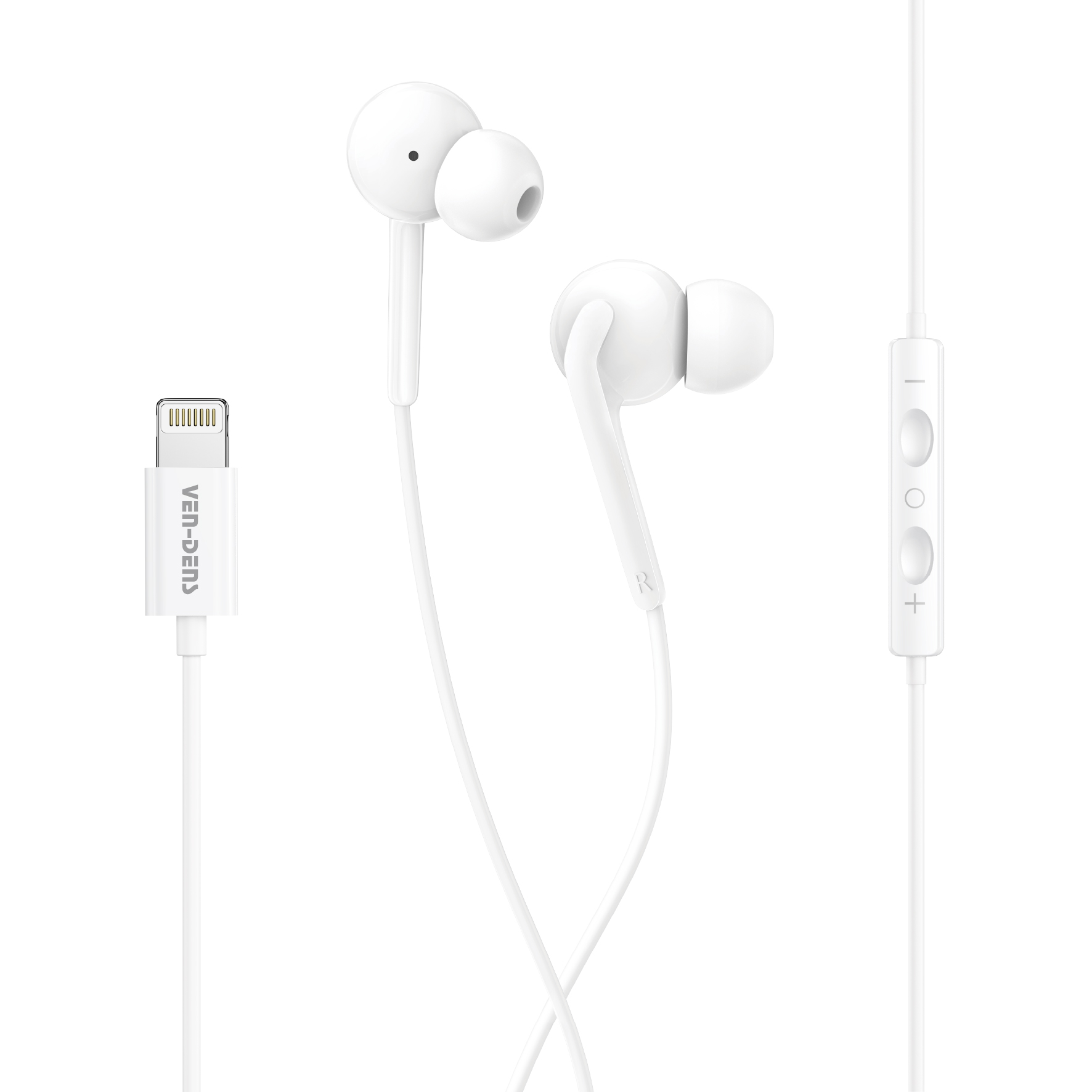 Wired Earphones, IP Port In-Ear Headphones with Mic, Stereo Sound--VD-EAR036