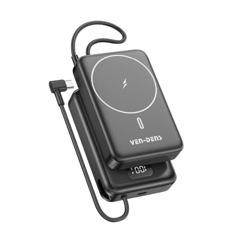 10000mAh Portable Charger, High Capacity Wireless Fast Charging Power Bank--VD-PB072