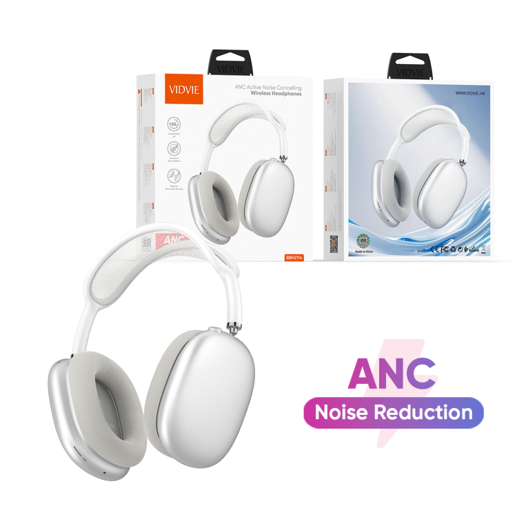 VIDVIE BBH2114 ANC Active Noise Cancelling Wireless Headphones